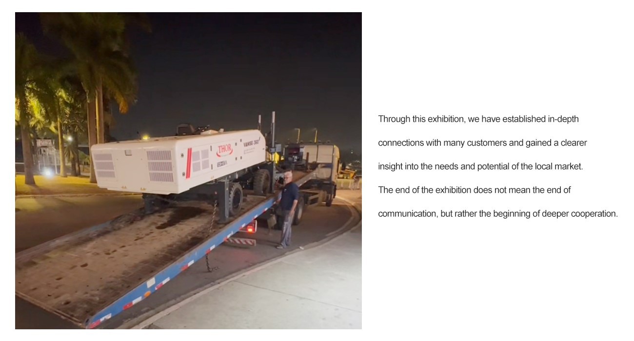 Brazil Concrete Show, We Returned With Great Results And Look Forward To Seeing You Again 2 YZ30-4E Boom Type Concrete Laser Leveling Machine