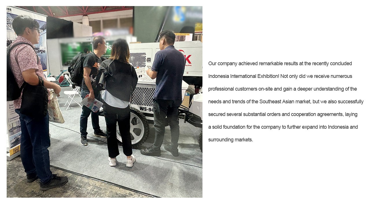 CONCRETE SHOW SOUTH EAST ASIA in Indonesia Concluded Successfully 2 CONCRETE LASER LEVELING MACHINE