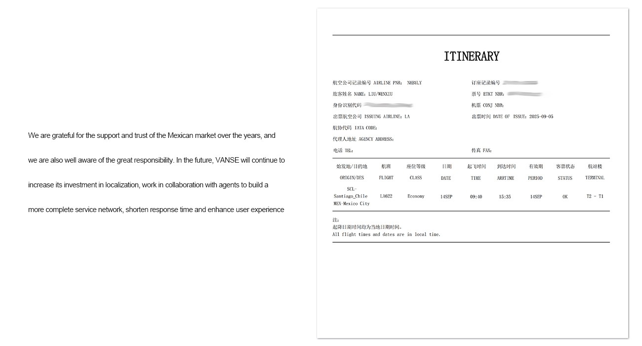 Vanse Mexico Market Investigation And Cooperation Invitation 3 POWER TROWEL