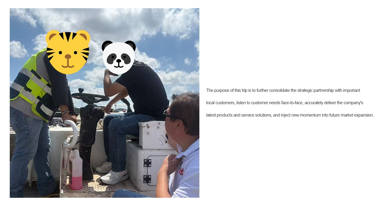 Vanse And Its Mexican Agent Conduct Customer Return Visits 2 YZ30-4E Boom Type Concrete Laser Leveling Machine