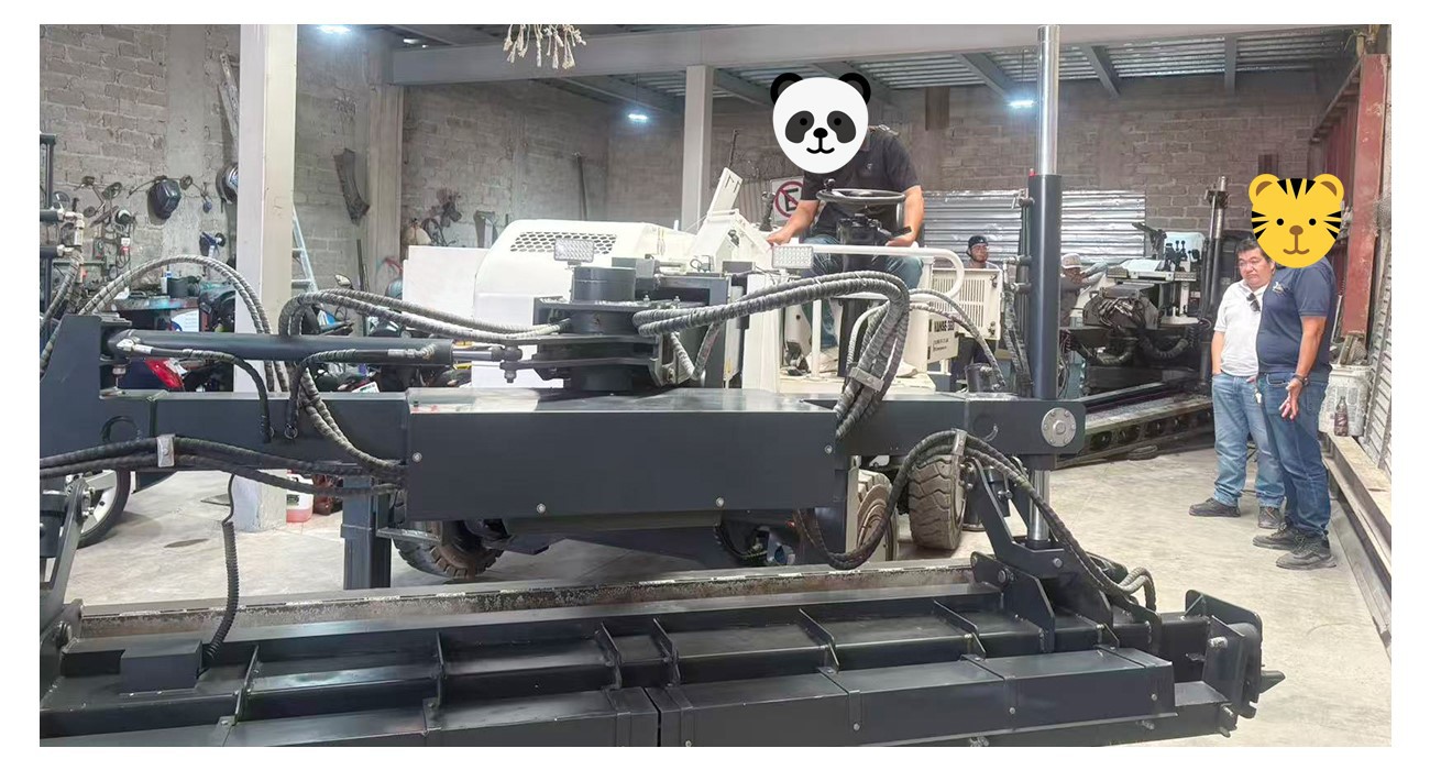 Vanse And Its Mexican Agent Conduct Customer Return Visits 3 WS940C Ride-On Concrete Laser Leveling Machine