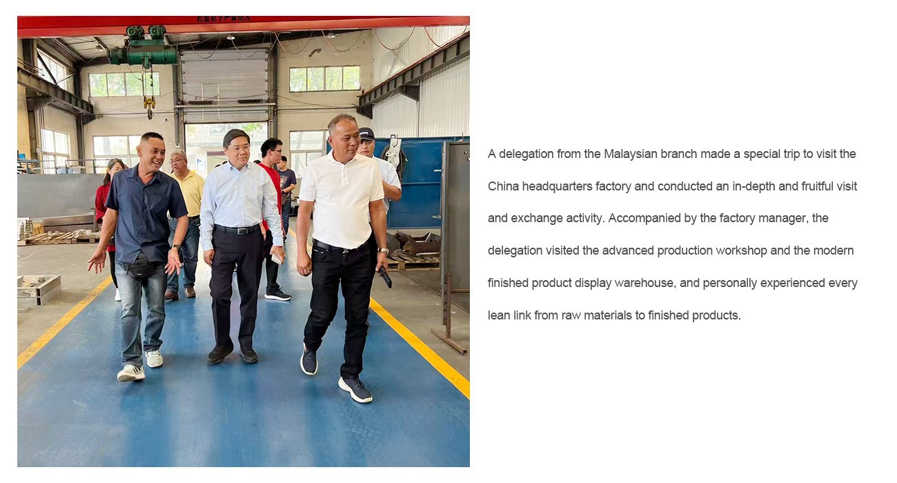 A Delegation Of Malaysian Clients Visited & Inspected 2 YZ30-4E Boom Type Concrete Laser Leveling Machine