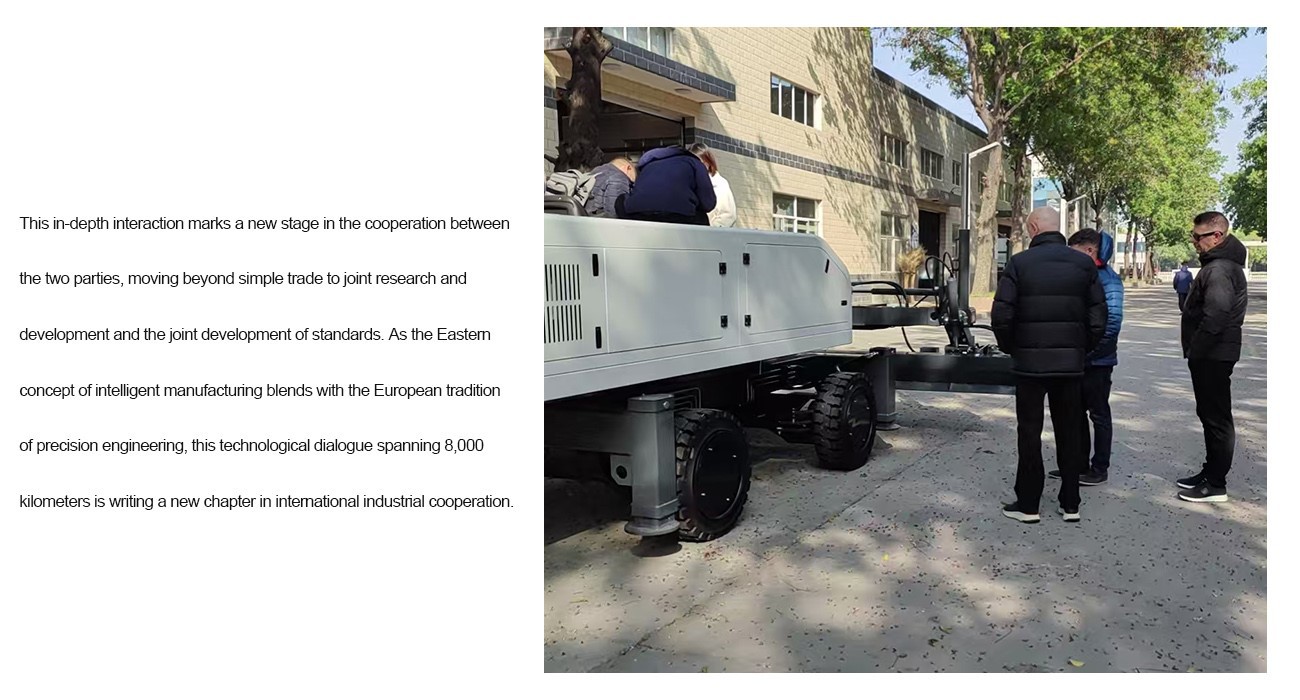 Shandong Vanse Machinery Technology Supports Its Spanish Partner 3 WS940C Ride-On Concrete Laser Leveling Machine
