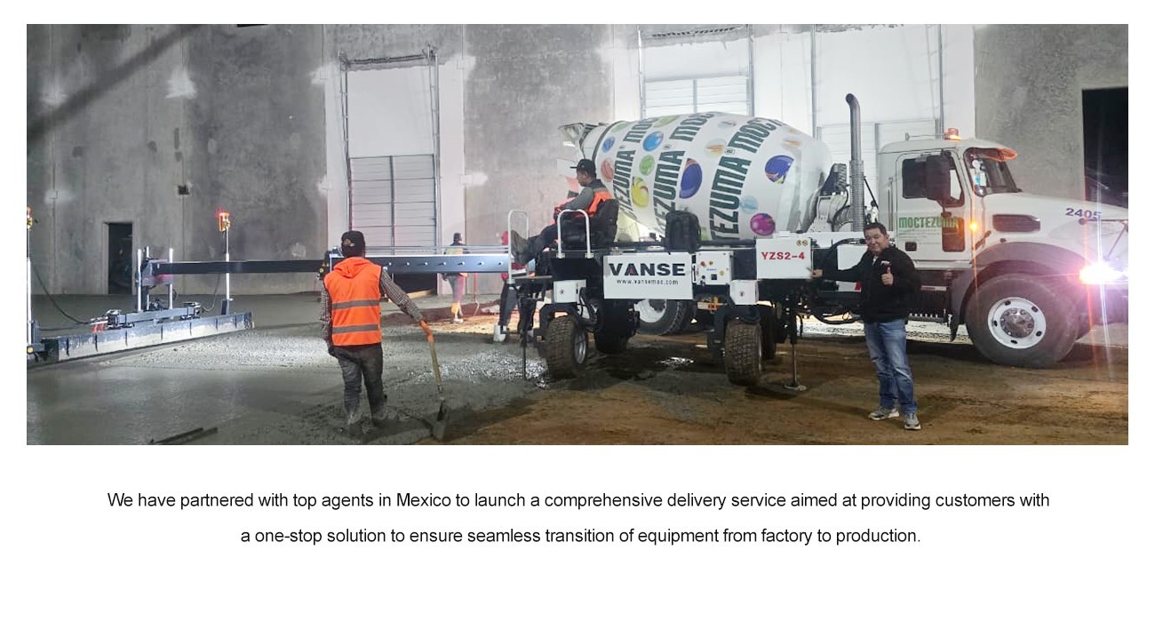 The Inspection Process For YZS2-4 By The Mexican Agent Has Been Fully Launched 2 Concrete Laser Screed