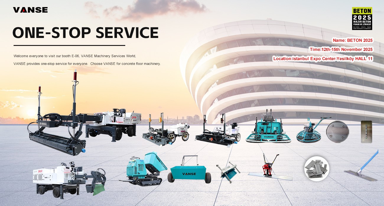 BETON 2025 Exhibition in Turkey 1 Shandong Vanse Machinery Technology Co., Ltd. is about to make its appearance at the BETON 2025 exhibition in Turkey