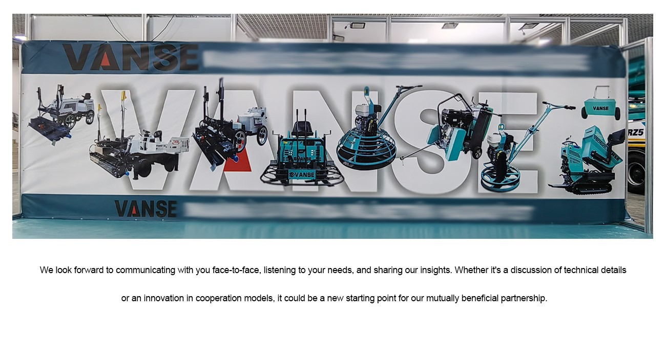 Shandong Vanse Is About To Make Its Appearance At The Turkey BETON 2025 4 Concrete Screed Machine
