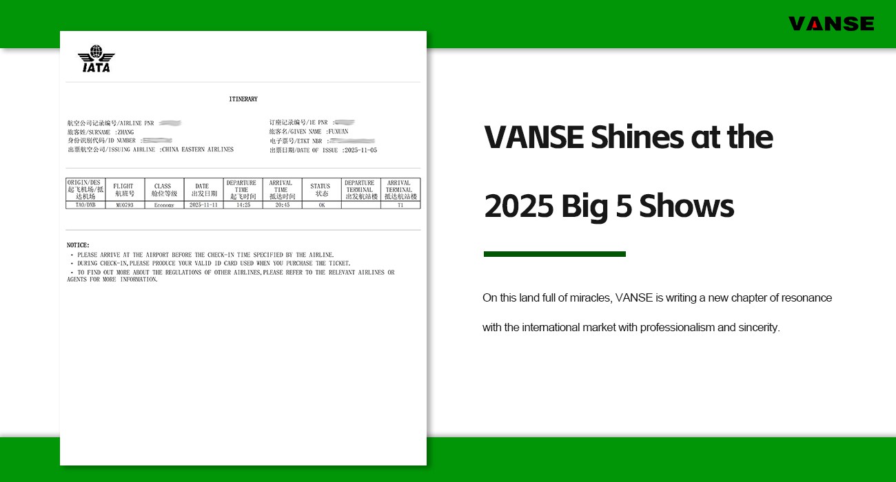 Shandong Vanse Machinery Made Its Appearance At The 2025 Dubai Five Major Industry Exhibitions 1 Shandong Vanse Machinery Technology Co., Ltd. made its appearance at the 2025 Dubai Five Major Industry Exhibitions