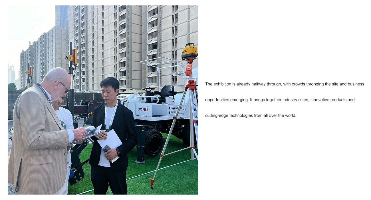 Shandong Vanse Technology Co., LTD. 's BIG 5 GLOBAL Exhibition in Dubai Is in The Countdown 2 Concrete Laser Screed