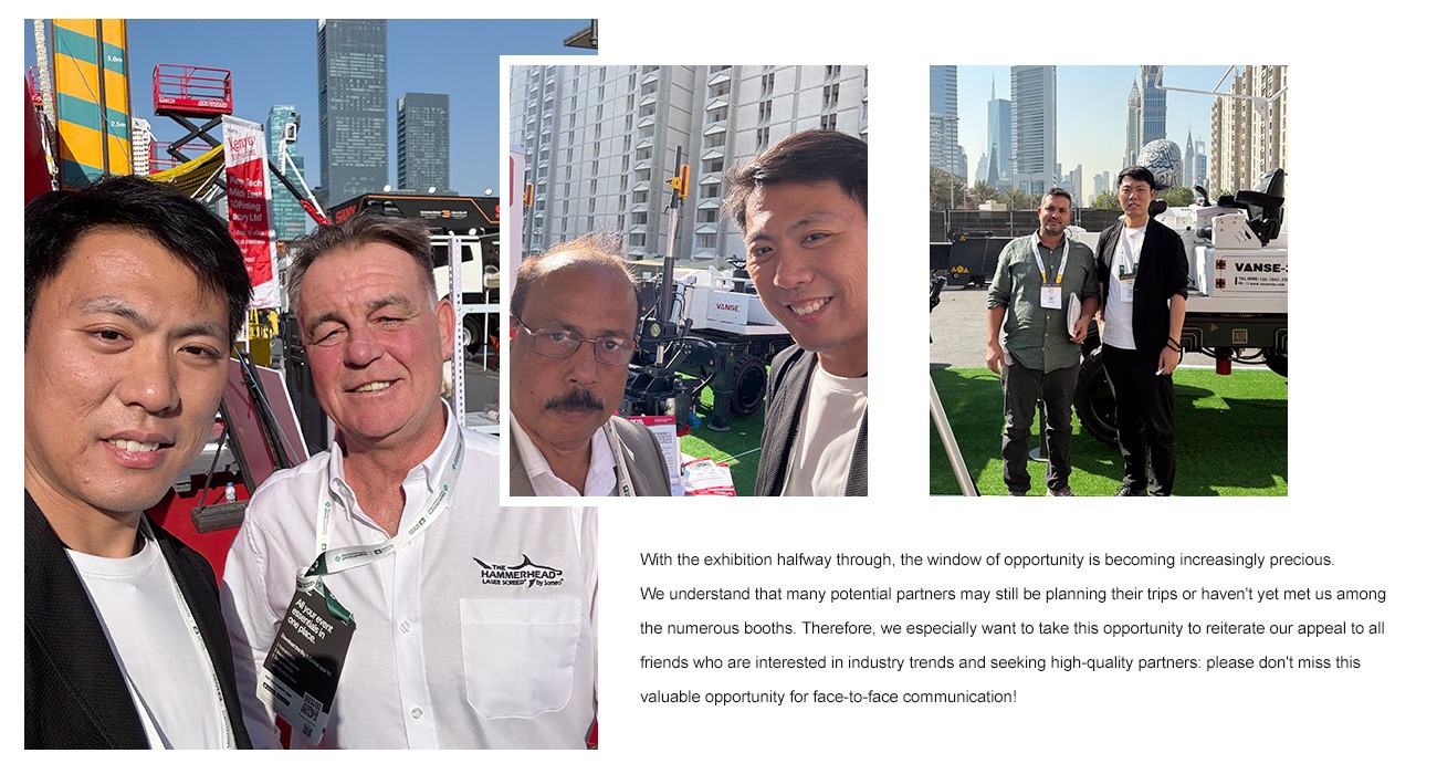 Shandong Vanse Technology Co., LTD. 's BIG 5 GLOBAL Exhibition in Dubai Is in The Countdown 5 Automatic Laser Screed Machine