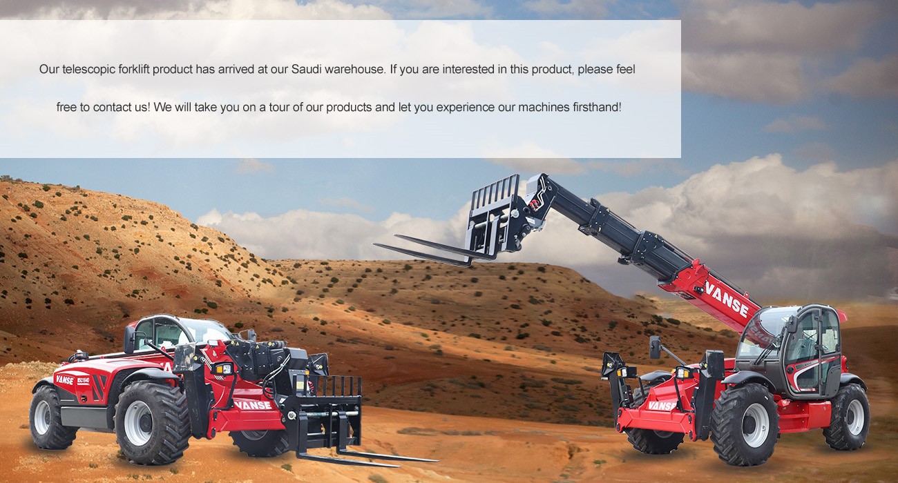 The Saudi Warehouse Of Shandong Vanse Machinery Technology Co., Ltd. Has Resumed Operation 3 Telescoping Boom Forklift