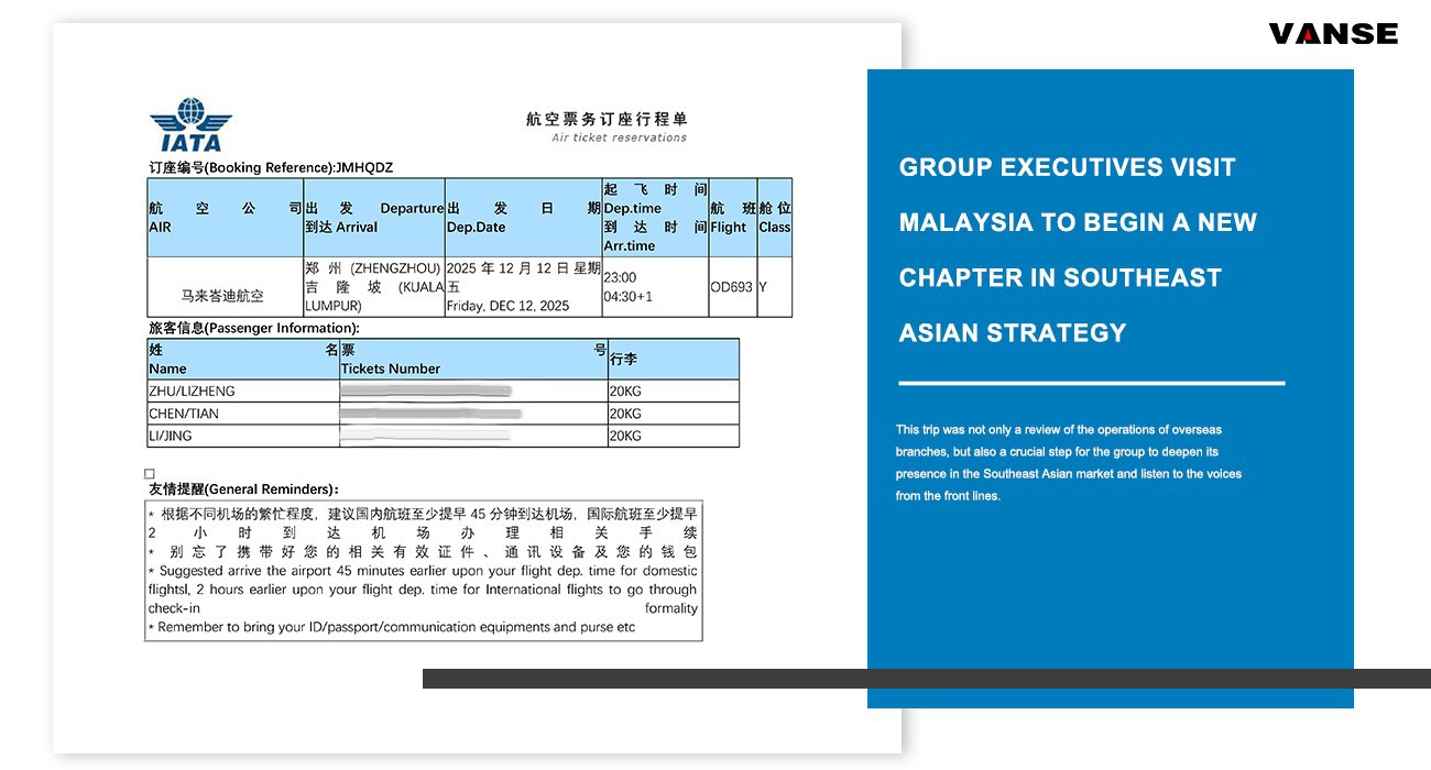 Shandong Vanse Machinery Technology Executives Visit Malaysia For Inspection And Market Research 1 Shandong Vanse Machinery Technology Executives Visit Malaysia for Inspection and Market Research