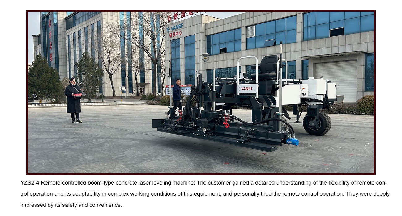 The Partner From Kazakhstan Visited 3 Concrete Laser Screed