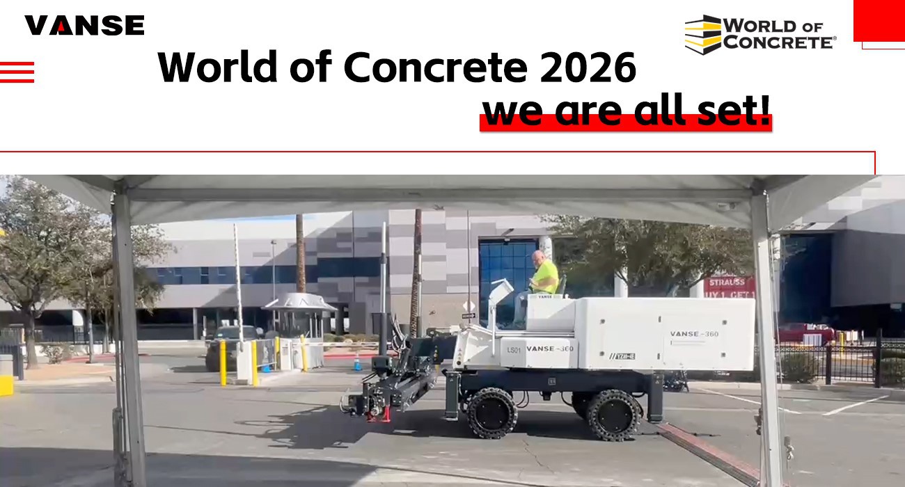 2026 World Of Concrete in Las Vegas, USA 1 Company News | Vanse Machinery to Participate in World of Concrete 2026 (WOC)