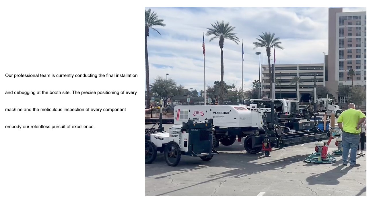 2026 World Of Concrete in Las Vegas, USA 3 Concrete Laser Screed