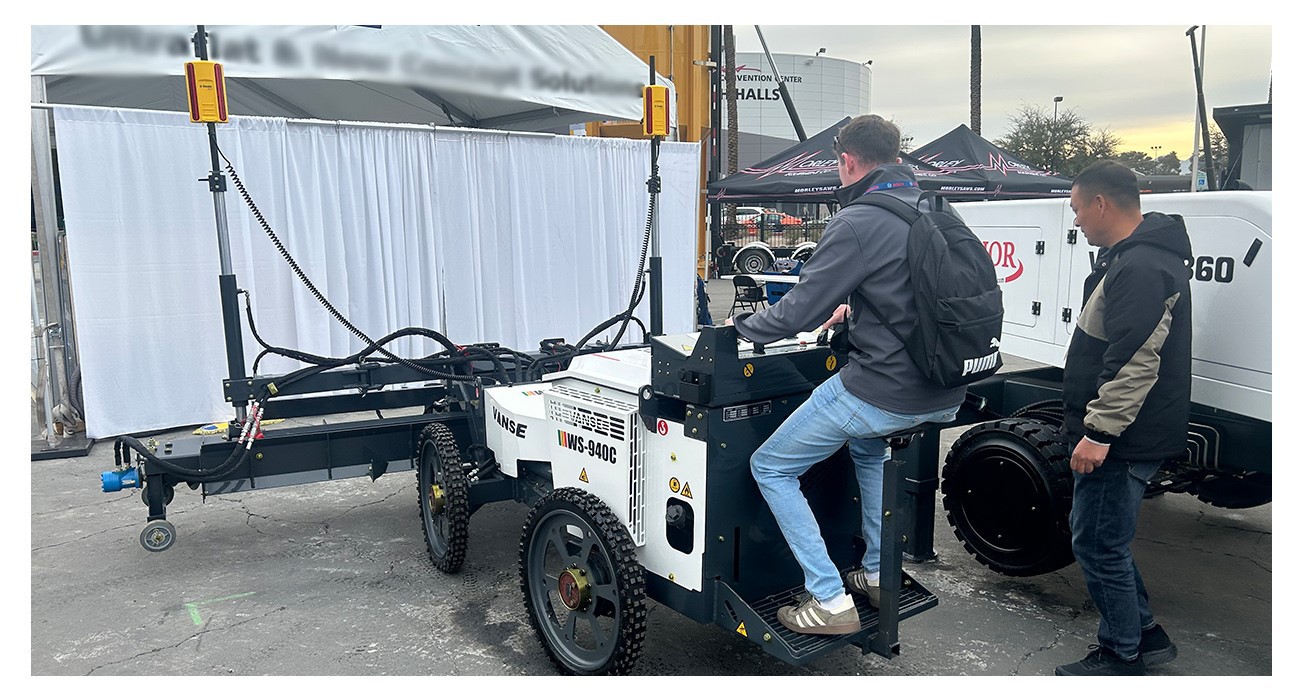 Day 2 Of The 2026 World Of Concrete 3 Concrete Screed Machine