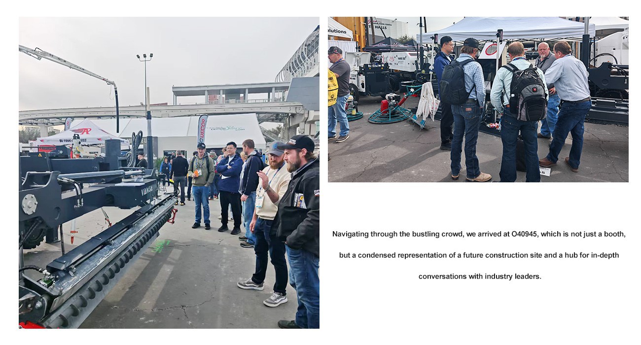 Day 2 Of The 2026 World Of Concrete 4 Laser Guided Concrete Screed