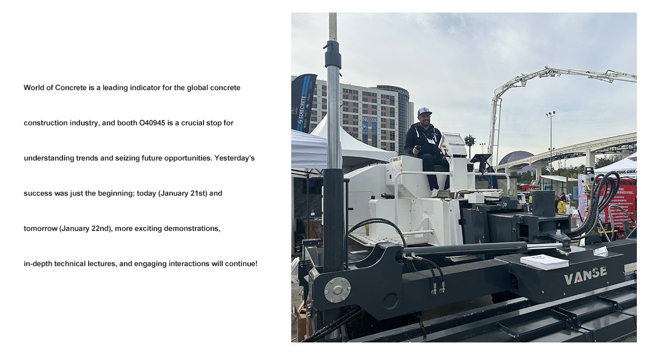 Day 2 Of The 2026 World Of Concrete 6 Concrete Laser Screed
