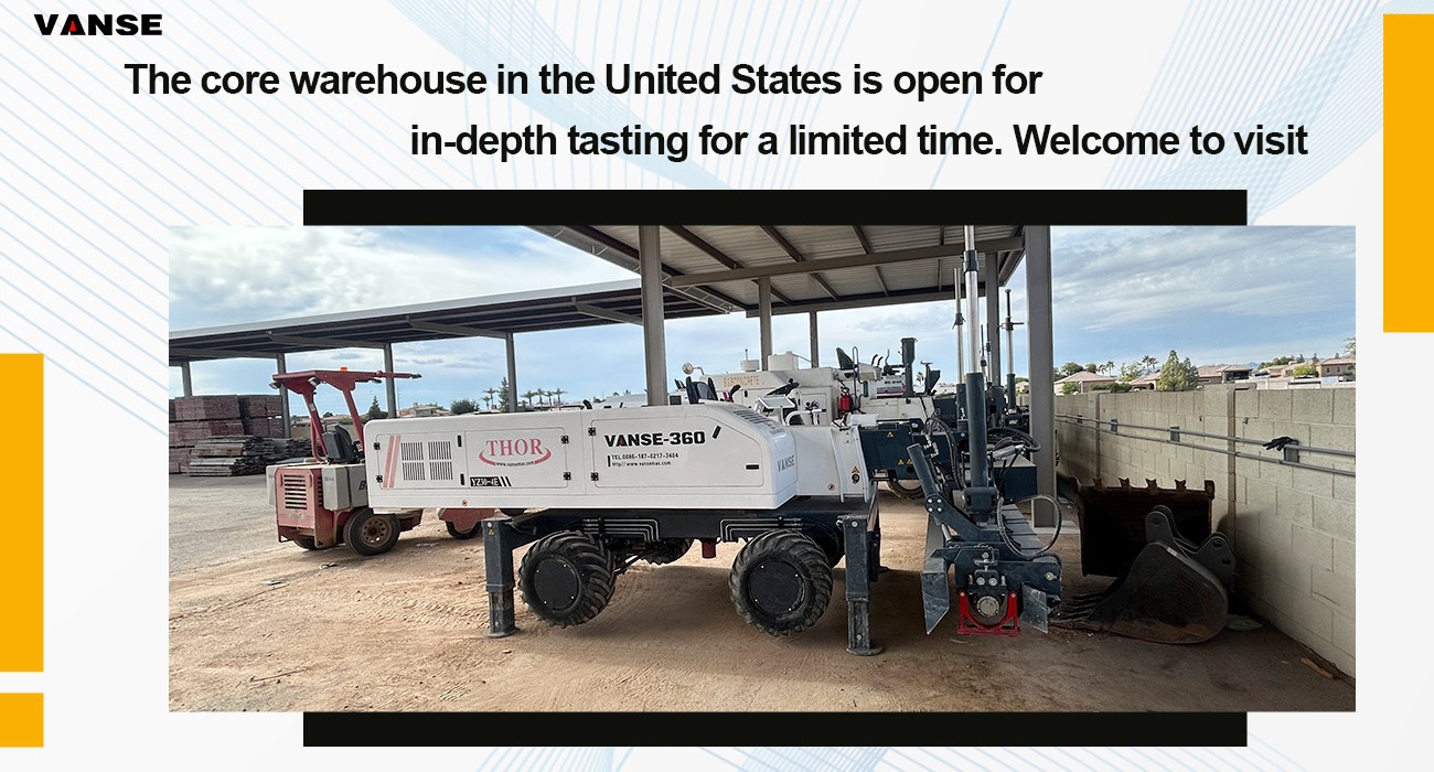 Vanse Machinery's US Warehouse Officially Prepares Stock 1 Vanse Machinery's US Warehouse Officially Prepares Stock