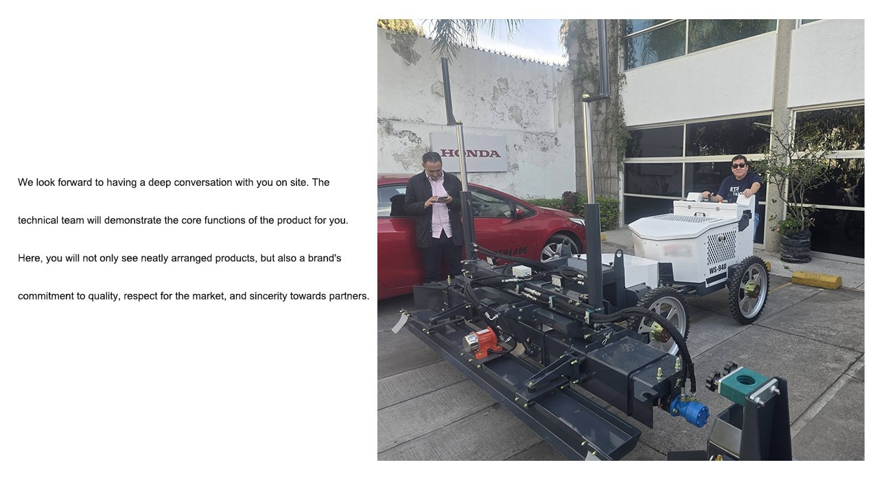 Shandong Vanse Machinery's Mexican Distributor Receives Stock 3 power trowel