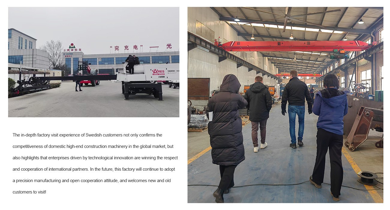 Swedish Businessmen Visit Shandong Vanse Machinery 5 Buy Concrete Laser Screed