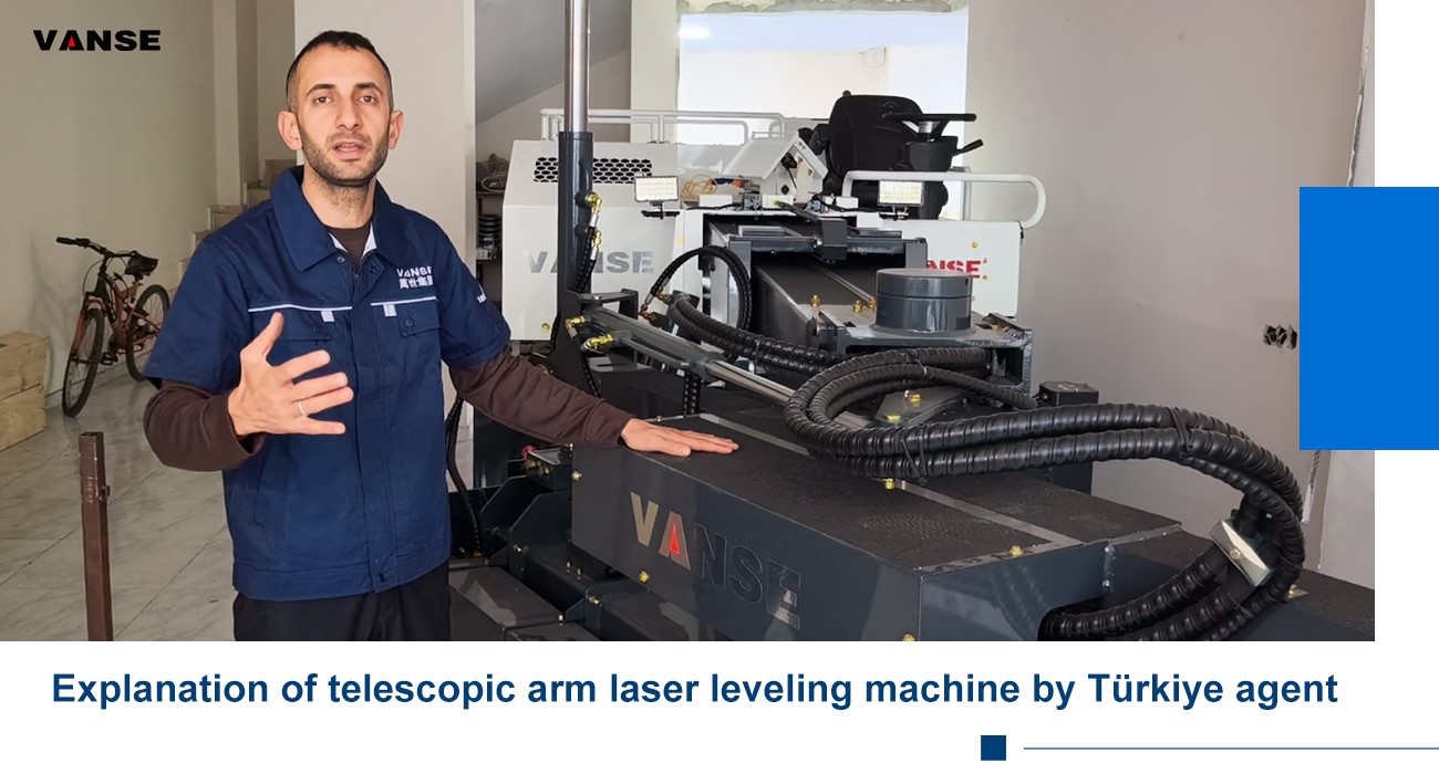 Explanation Of Telescopic Arm Laser Leveling Machine By Türkiye Agent 1 Explanation of telescopic arm laser leveling machine by Türkiye agent