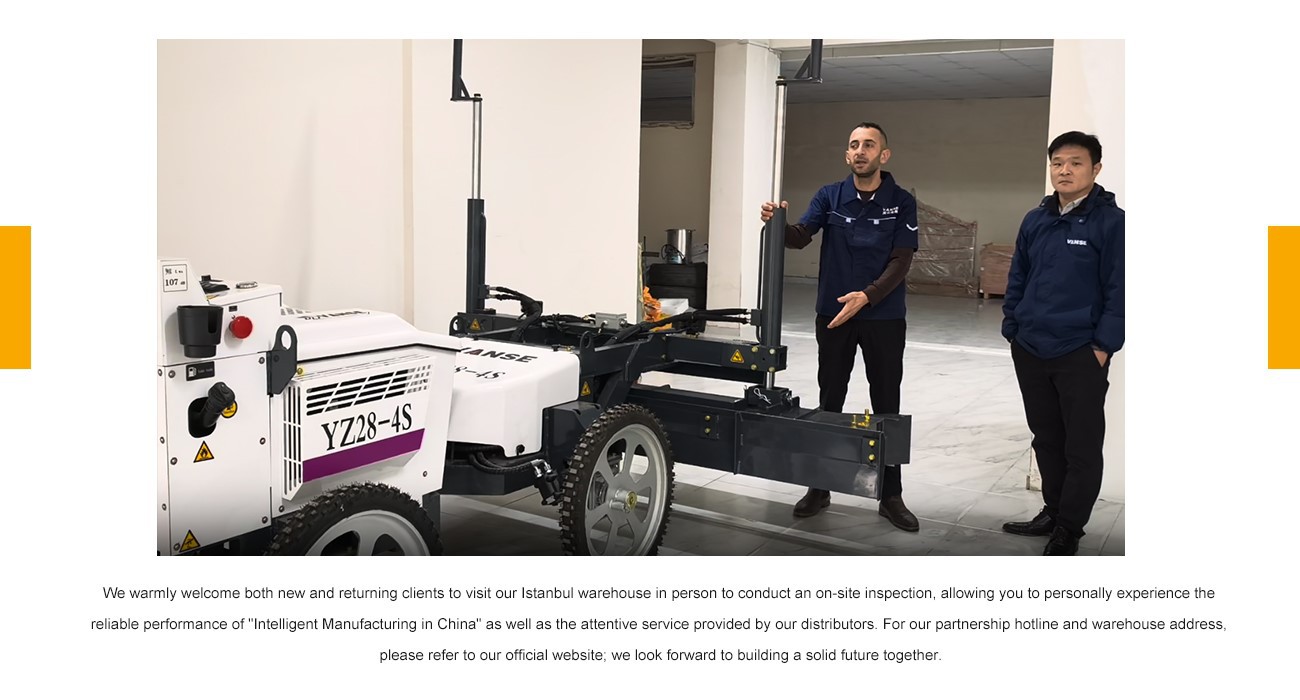 Chairman Zhu Jun Visits Türkiye To Investigate Agents 5 Concrete Laser Screed