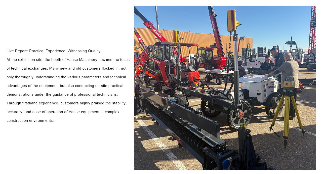 SMOPYC 2026 Exhibition in Spain Is in Full Swing Now 3 Concrete Leveling Machine