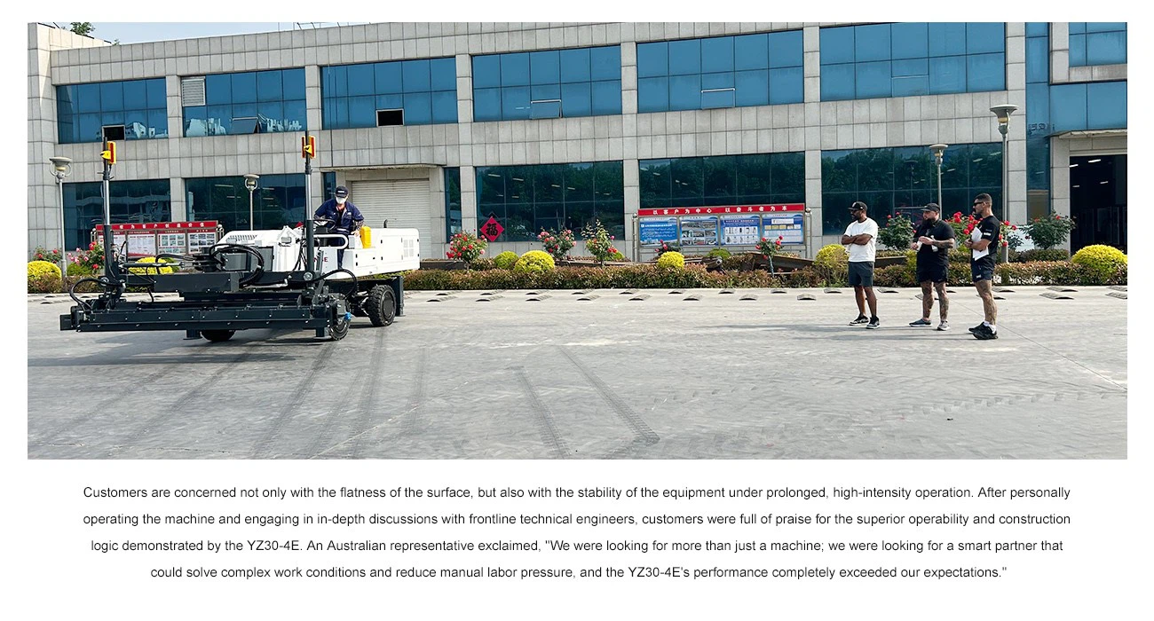 Australian Customers Visit Vanse Machinery For On-site Inspection 4 Concrete Floor Laser Screed