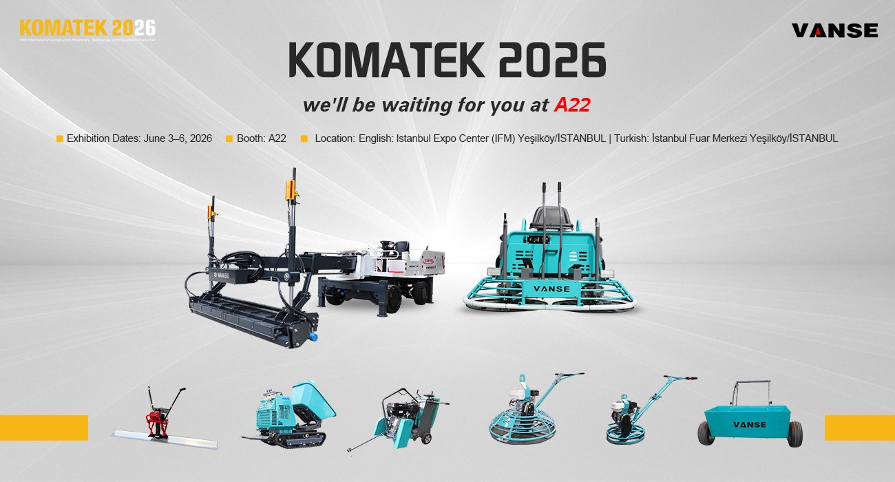 KOMATEK Turkey 2026 1 Shandong Vanse Machinery Technology Set to Exhibit at KOMATEK Turkey 2026 Construction Machinery Exhibition