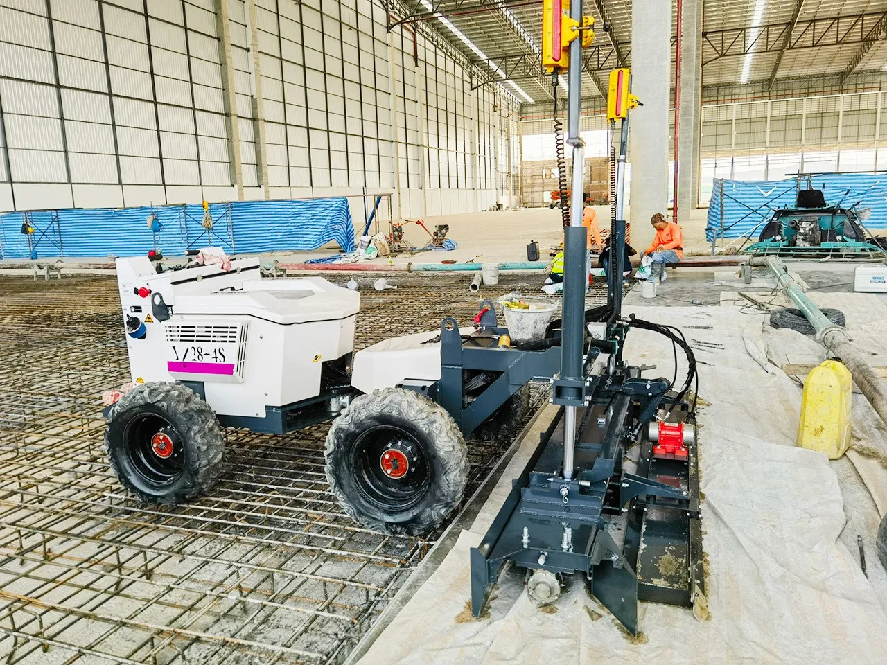 Vanse Machinery Laser Leveling Machine Is Starting Construction in Thailand 3 03