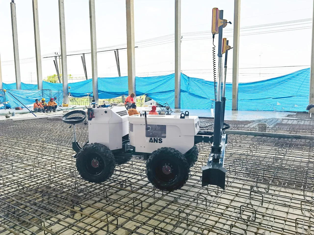 Vanse Machinery Laser Leveling Machine Is Starting Construction in Thailand 4 02