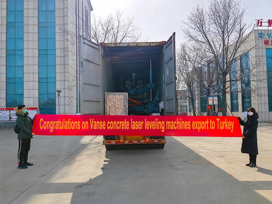 Congratulations On Vanse Laser Leveling Export To Turkey 6 news-950-713