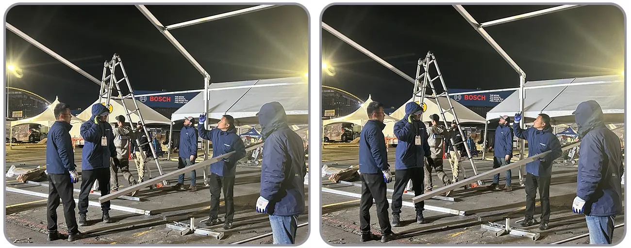 The booth construction work in Las Vegas, USA has been successfully completed, and customers are sincerely invited to experience the wonderful 2 news-1300-512