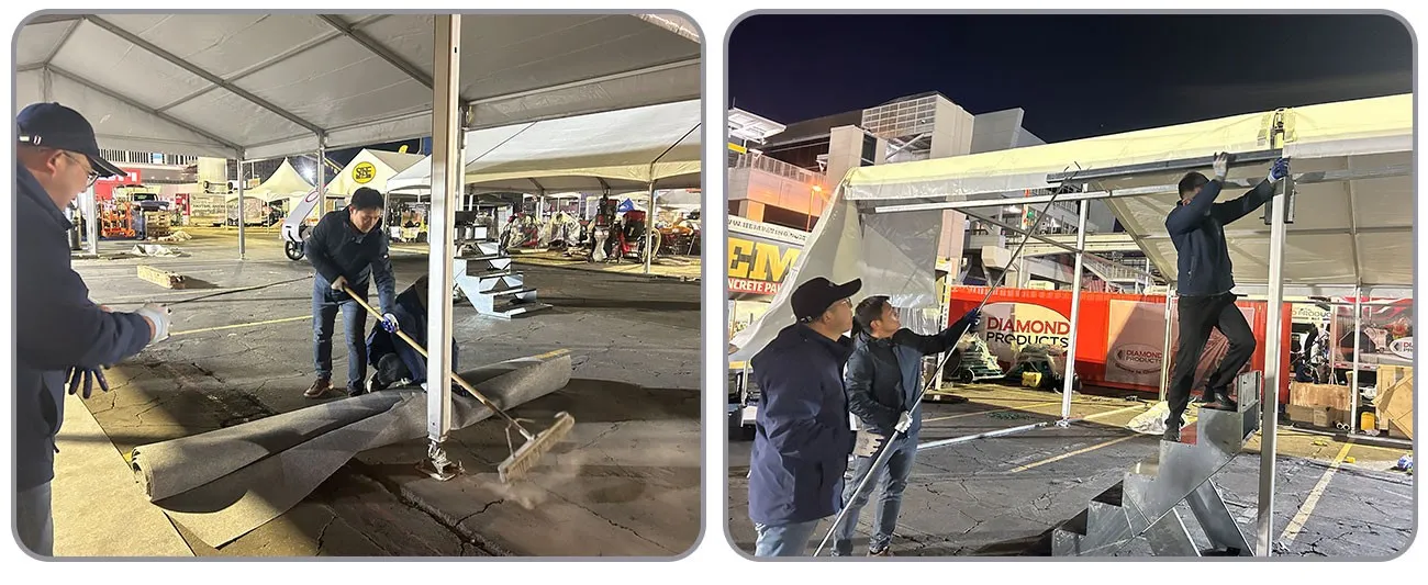 The booth construction work in Las Vegas, USA has been successfully completed, and customers are sincerely invited to experience the wonderful 3 news-1300-533