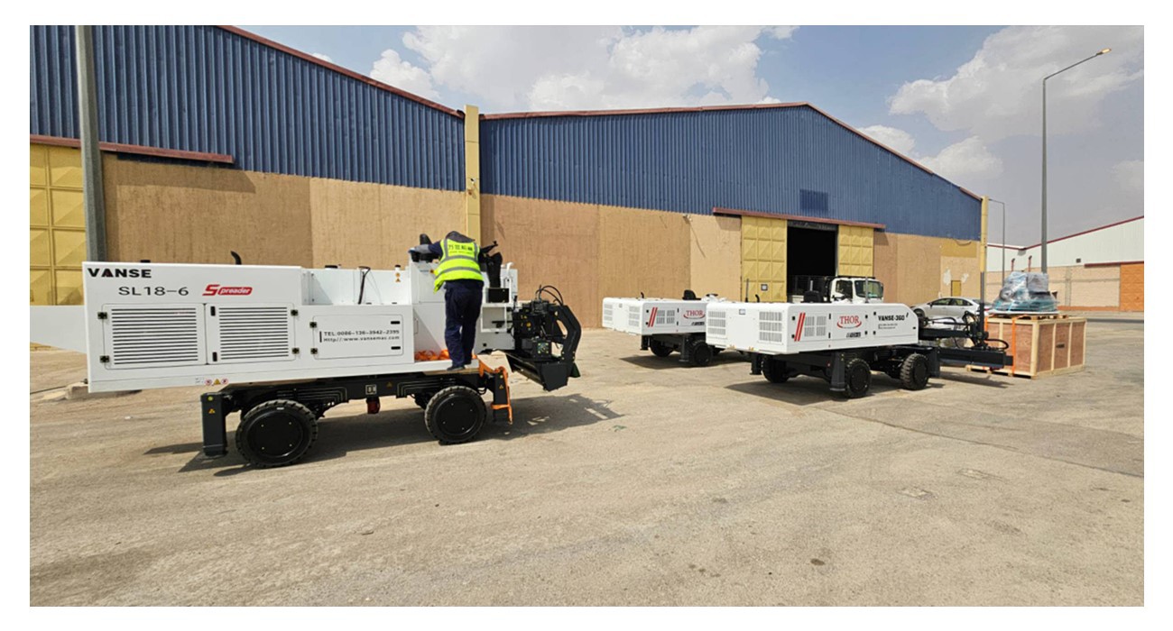 New Batch Of Equipment Arrives At Saudi Warehouse 4 VS424 VS436 power trowel