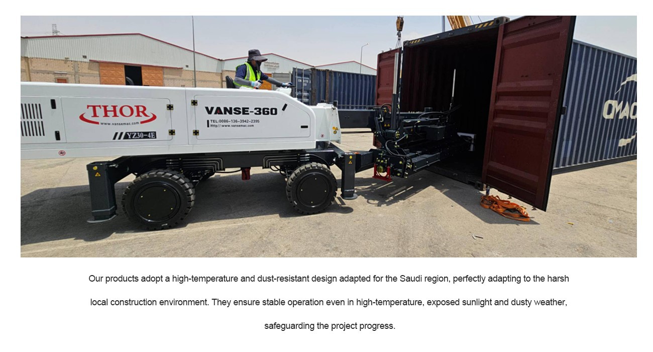 New Batch Of Equipment Arrives At Saudi Warehouse 3 VS836 VS1046H power trowel