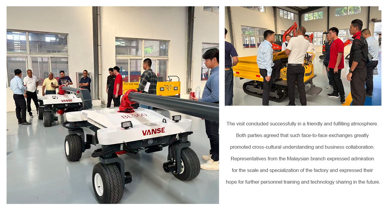 A Delegation Of Malaysian Clients Visited & Inspected 6 CONCRETE LASER LEVELING MACHINE