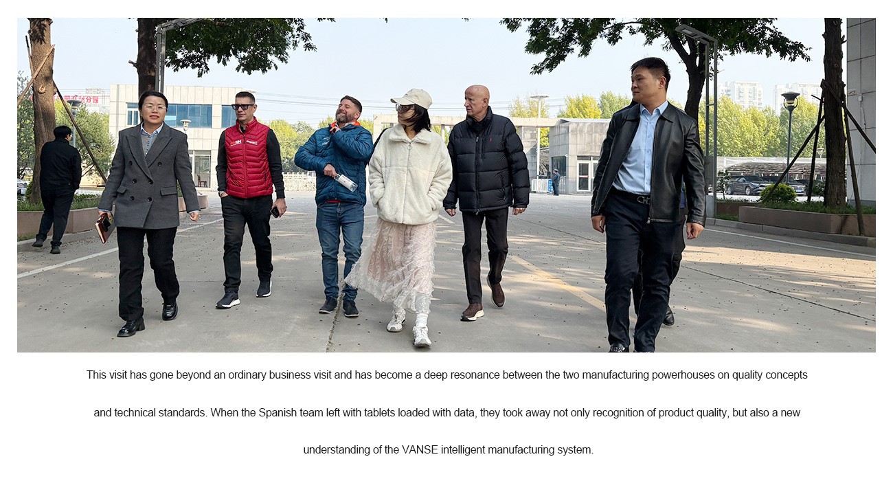 Spanish Agent Visited Shandong Vanse Machinery Technology Co., LTD 6 CONCRETE LASER LEVELING MACHINE