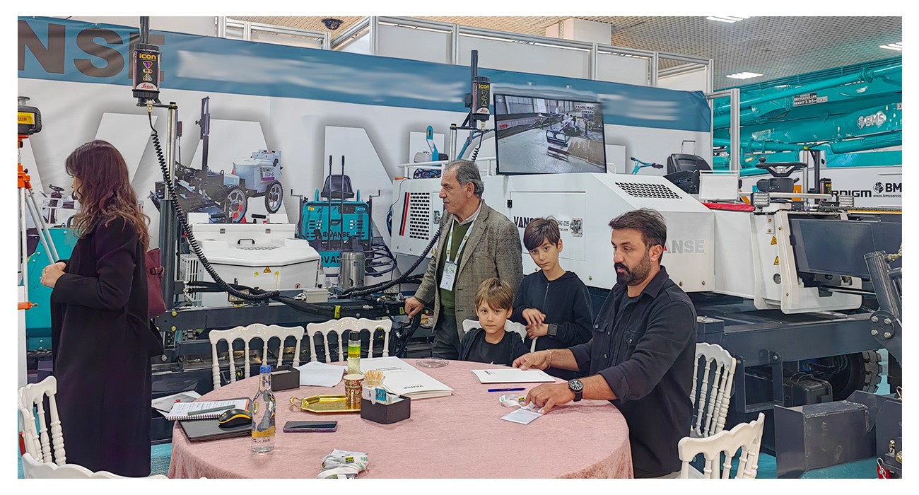 Vanse Made Its Appearance At BETON 2025 in Turkey 4 Concrete Floor Laser Screed