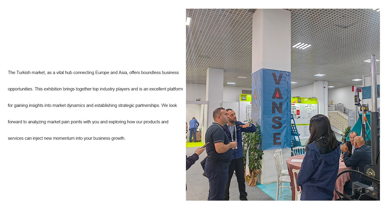 Vanse Made Its Appearance At BETON 2025 in Turkey 5 Laser Guided Concrete Screed