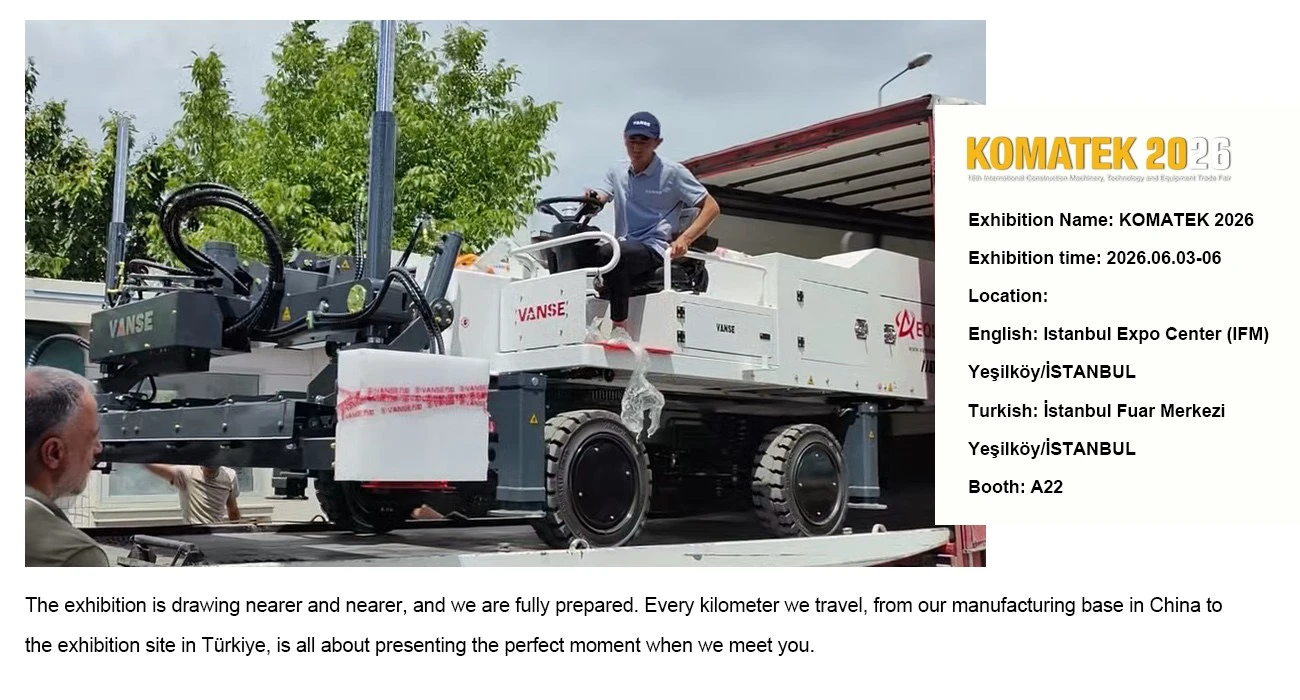 VANSE Equipment Arrives in Türkiye For KOMATEK 2026 Exhibition 1 2026060116301877267