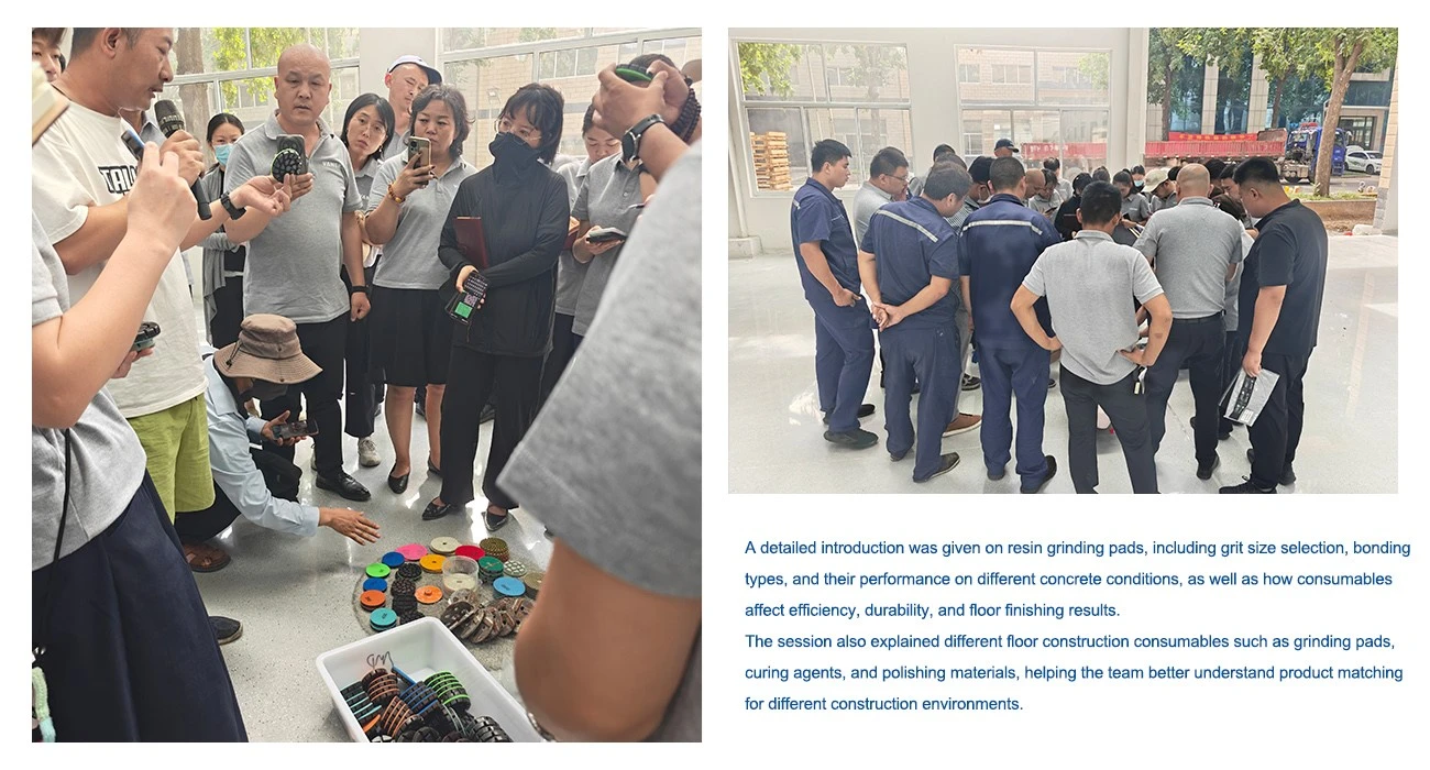 VANSE Sales Managers Conduct Factory Workshop Training On Resin Grinding Pads 2 202606261619579f896