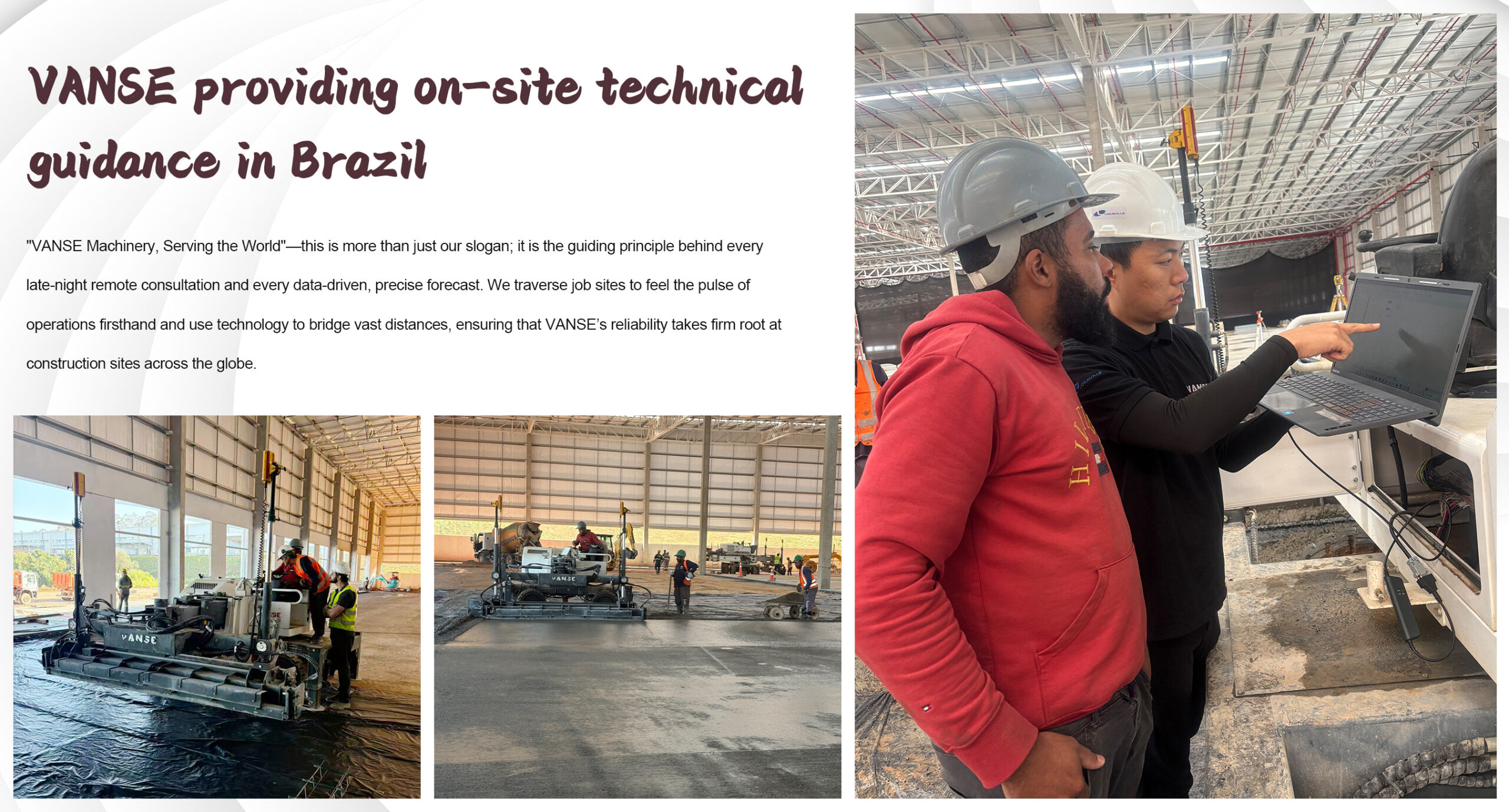 VANSE After-Sales Engineers Provide On-Site Technical Support in Brazil 1 新闻内页 scaled