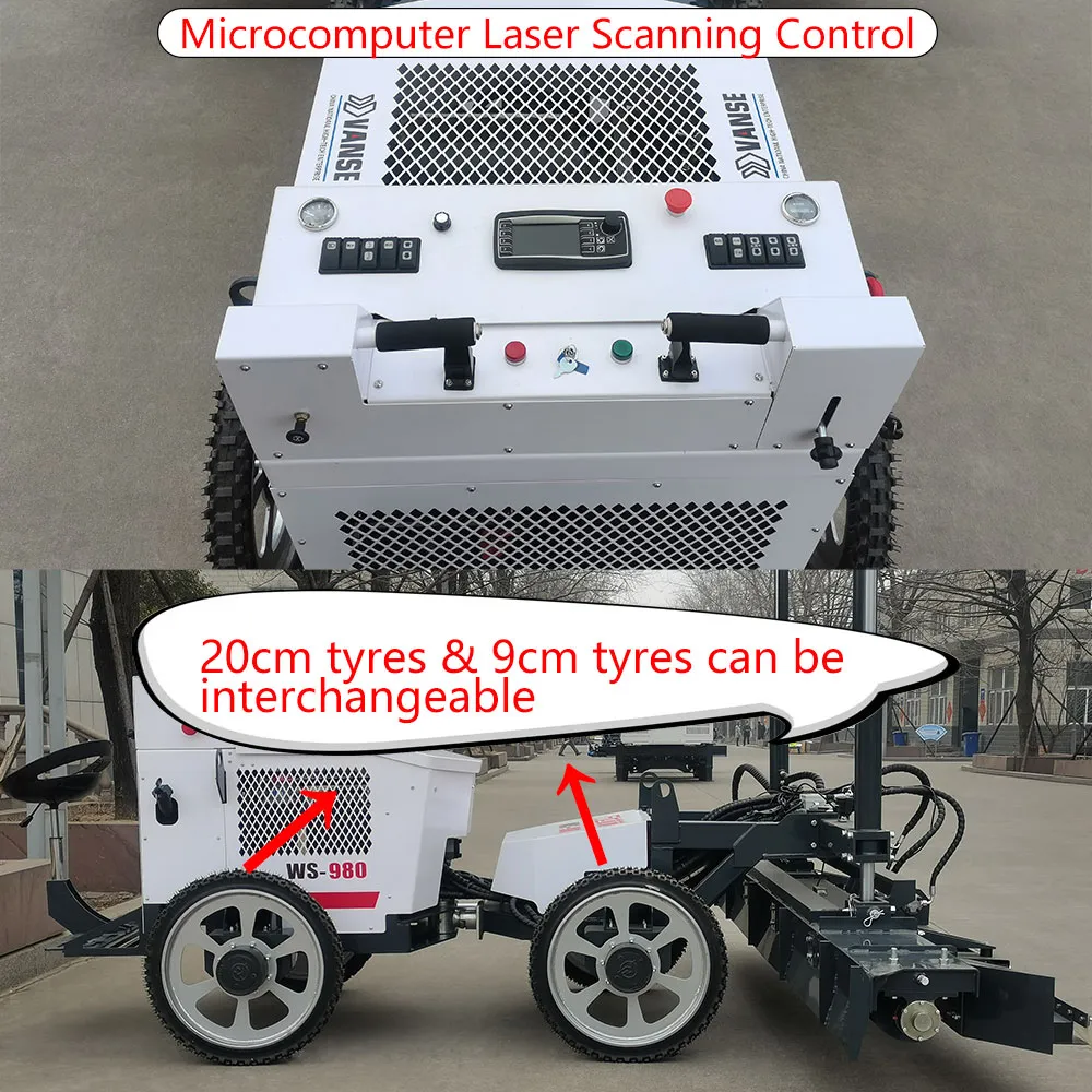 VANSE laser leveling machine training and after-sales service after purchasing the machine 2 WS-980-3