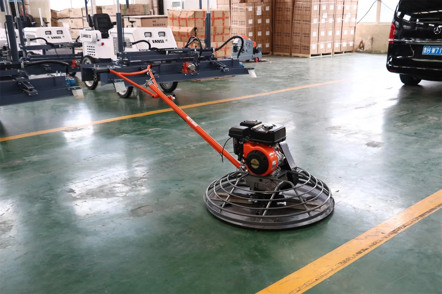 Concrete finishing - troweling machine 1 4 1