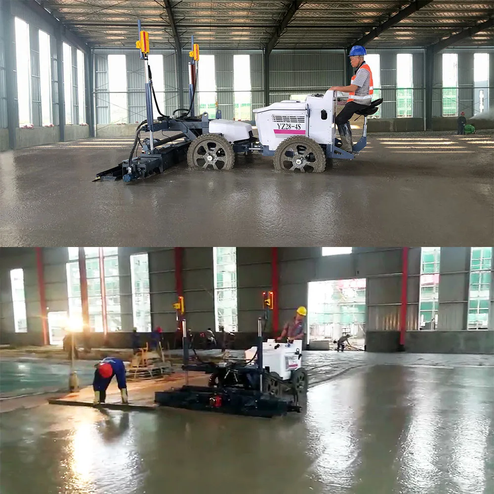What is the future development of concrete laser leveling machines? 4 YZ28-4S 4