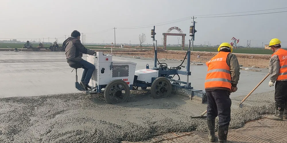 Design and manufacture of concrete laser leveling machines 3 3