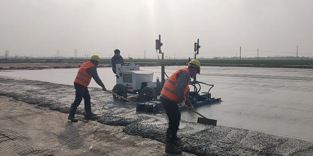 Design and manufacture of concrete laser leveling machines 4 4
