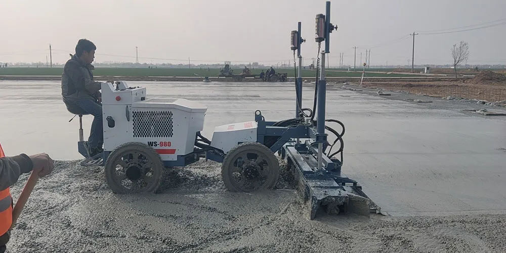 Design and manufacture of concrete laser leveling machines 5 6
