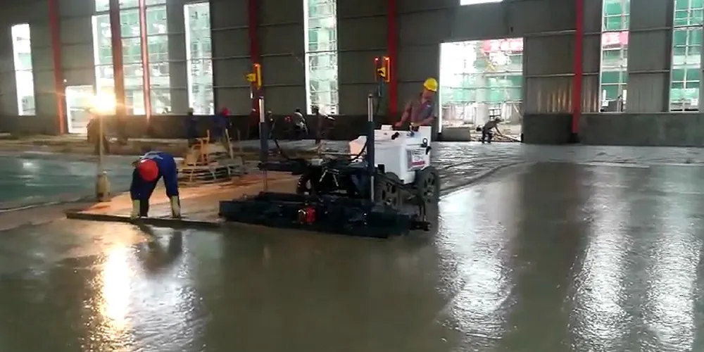 What are the market prospects & development trends of concrete laser leveling machines? 2 YZ28-4S construction site 2